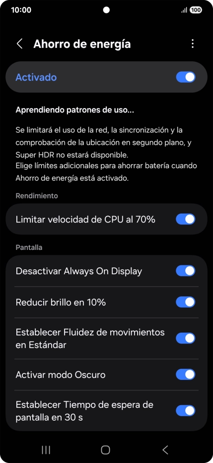 Pulsa la tecla de inicio para terminar y regresar a la pantalla de inicio.