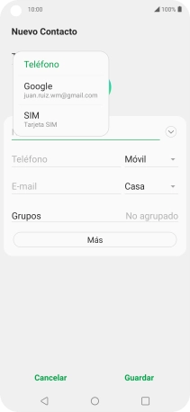 Pulsa Teléfono.
