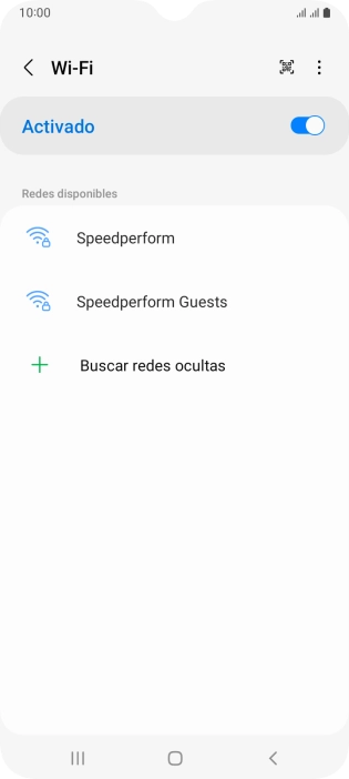 Pulsa el icono de menú.