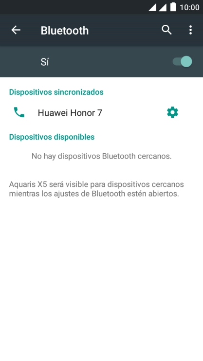 Pulsa la tecla de inicio para terminar y regresar a la pantalla de inicio.