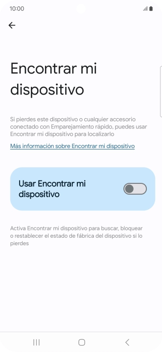 Pulsa el indicador junto a 