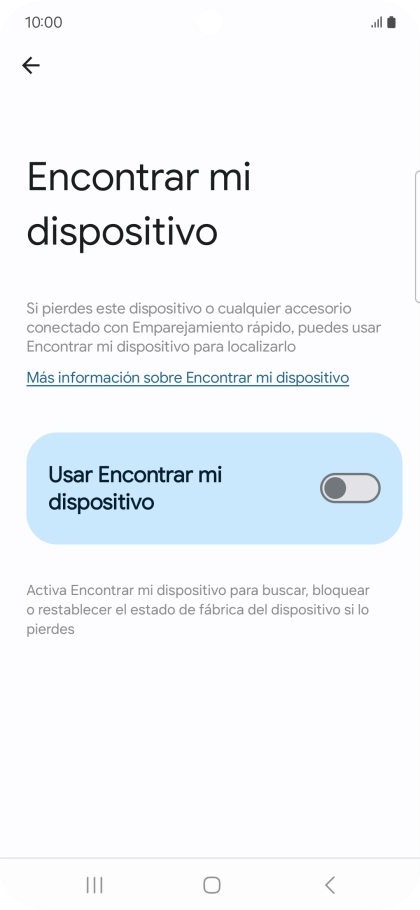 Pulsa el indicador junto a 