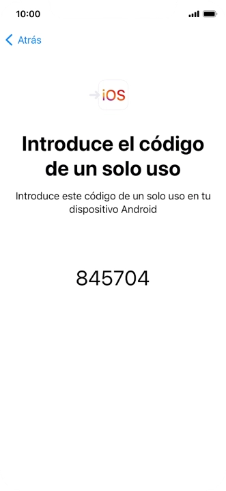 Seguir las indicaciones de la pantalla y de la app 