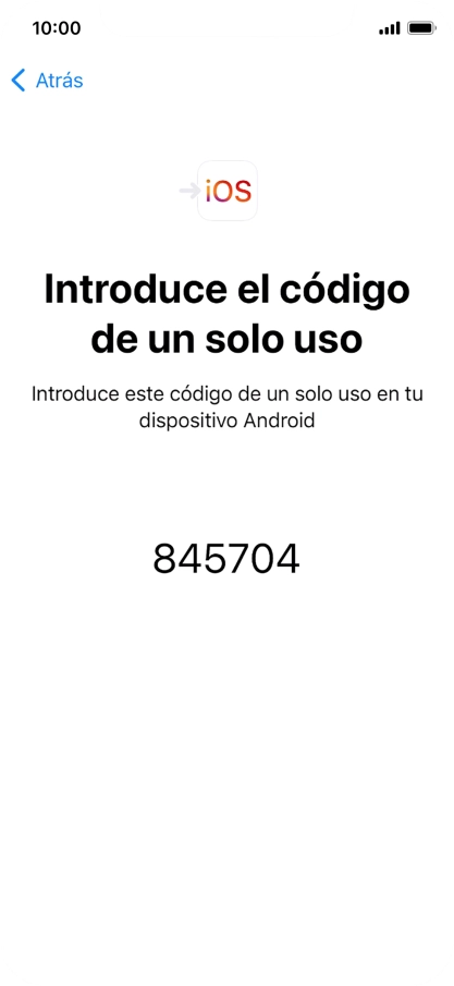 Seguir las indicaciones de la pantalla y de la app 