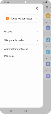 Pulsa Administrar contactos.
