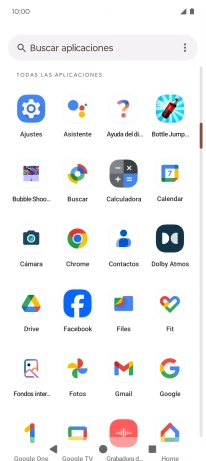 Pulsa Fotos y desplázate a la carpeta deseada.