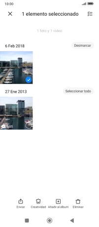 Pulsa el icono de seleccionar todo.