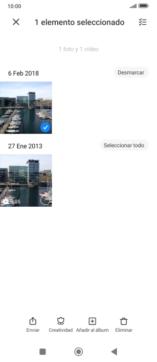 Pulsa el icono de seleccionar todo.