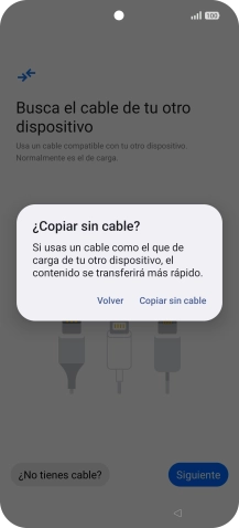 Pulsa Copiar sin cable.