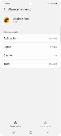 Pulsa la tecla de inicio para terminar y regresar a la pantalla de inicio.