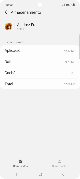 Pulsa la tecla de inicio para terminar y regresar a la pantalla de inicio.