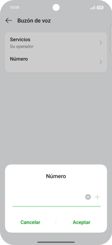 Introduce 22177 y pulsa Aceptar.