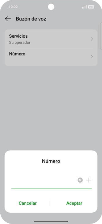 Introduce 22177 y pulsa Aceptar.