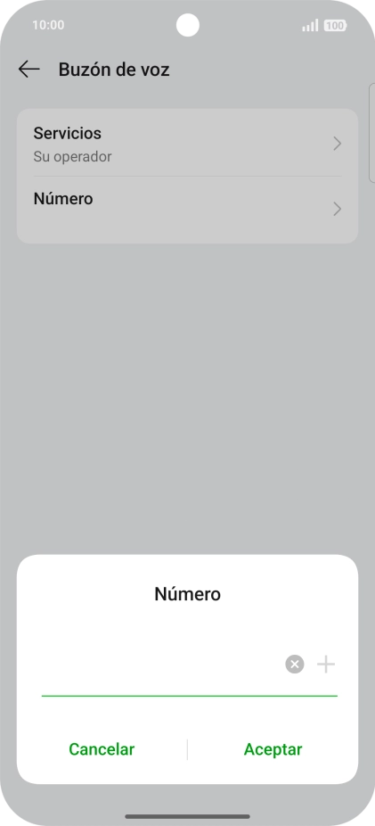 Introduce 22177 y pulsa Aceptar.