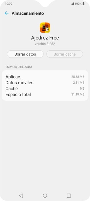 Pulsa la tecla de inicio para terminar y regresar a la pantalla de inicio.