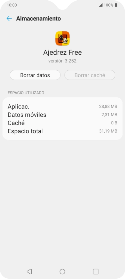 Pulsa la tecla de inicio para terminar y regresar a la pantalla de inicio.