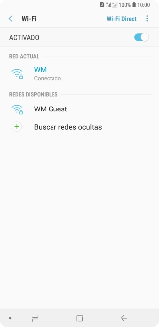 Pulsa la tecla de inicio para terminar y regresar a la pantalla de inicio.