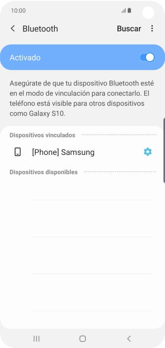 Pulsa la tecla de inicio para terminar y regresar a la pantalla de inicio.