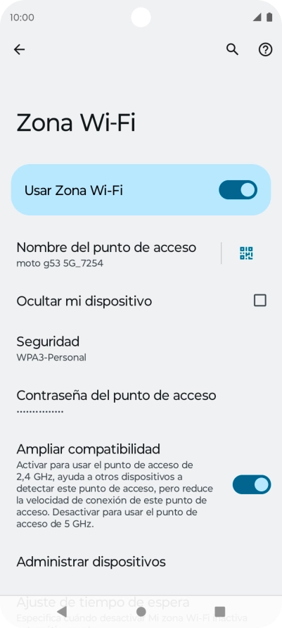 Pulsa la tecla de inicio para terminar y regresar a la pantalla de inicio.