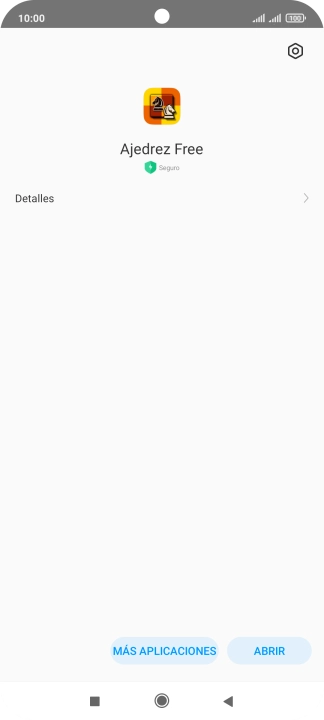 Pulsa la tecla de inicio para terminar y regresar a la pantalla de inicio.