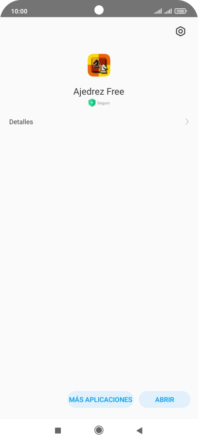Pulsa la tecla de inicio para terminar y regresar a la pantalla de inicio.