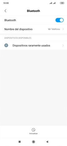 Pulsa Dispositivos raramente usados.