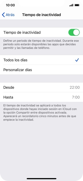 Pulsa la flecha hacia la izquierda.