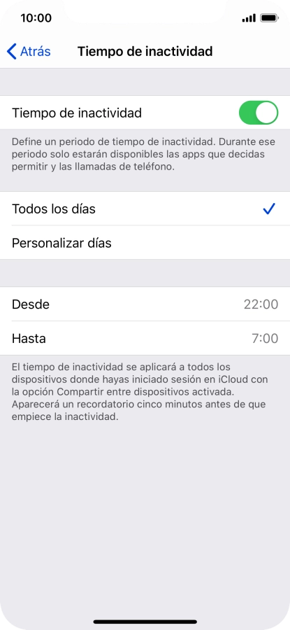 Pulsa la flecha hacia la izquierda.