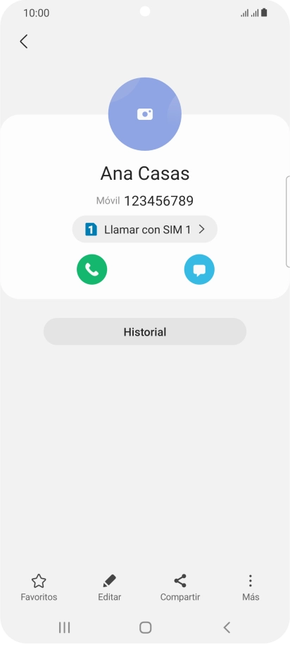 Pulsa la tecla de inicio para terminar y regresar a la pantalla de inicio.