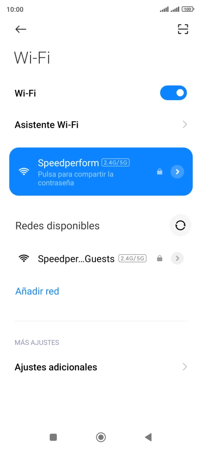 Pulsa la tecla de inicio para terminar y regresar a la pantalla de inicio.