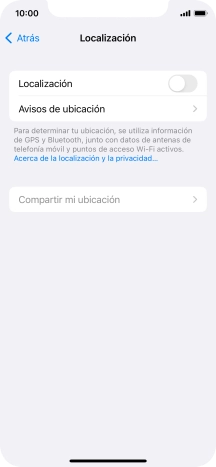 Pulsa el indicador junto a 