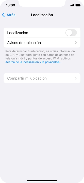 Pulsa el indicador junto a 