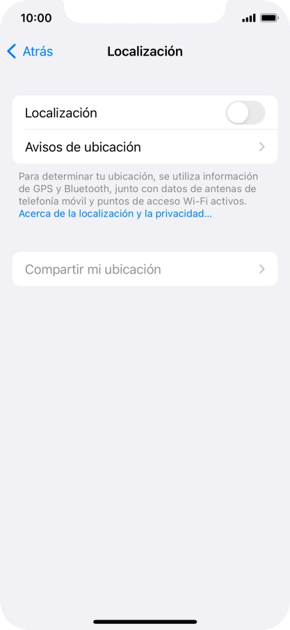 Pulsa el indicador junto a 