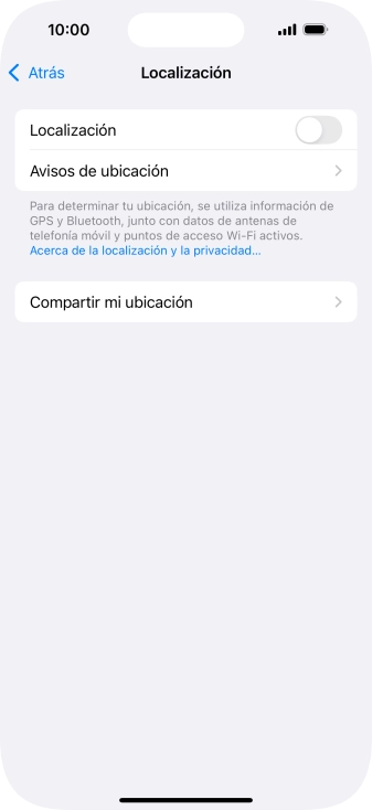 Pulsa el indicador junto a 