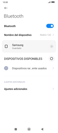 Pulsa la tecla de inicio para terminar y regresar a la pantalla de inicio.
