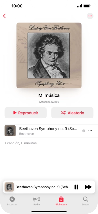 Pulsa el título de la canción.