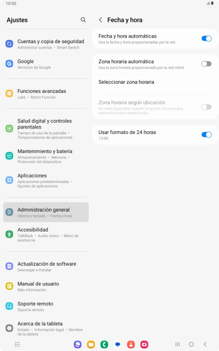 Pulsa el indicador junto a 