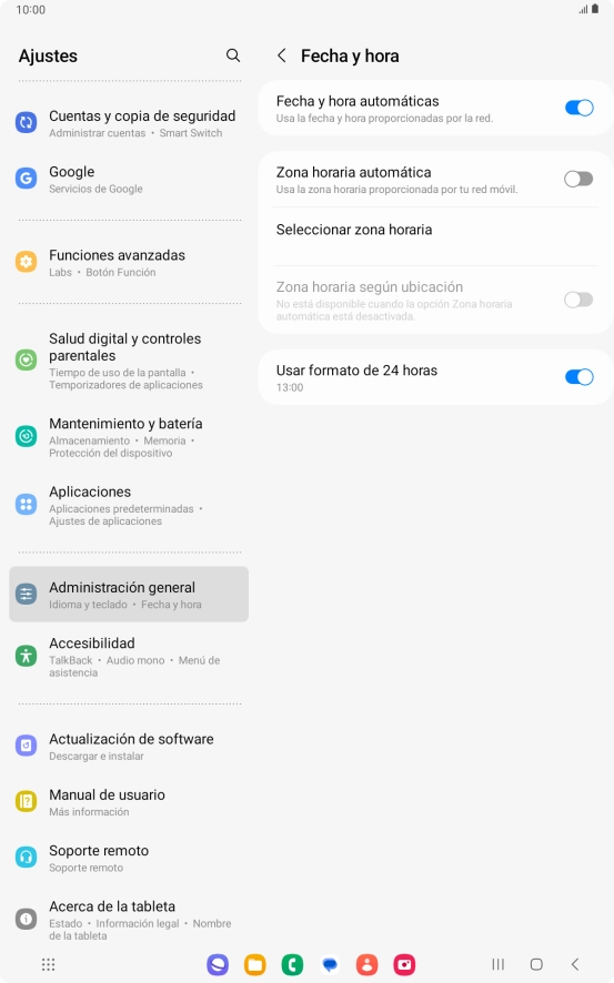 Pulsa el indicador junto a 