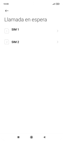 Pulsa la tarjeta SIM deseada.