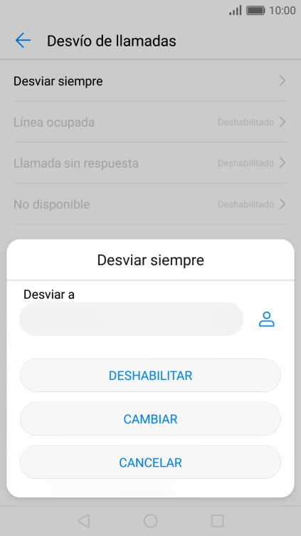 Pulsa DESHABILITAR.