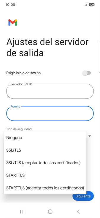 Pulsa SSL/TLS.