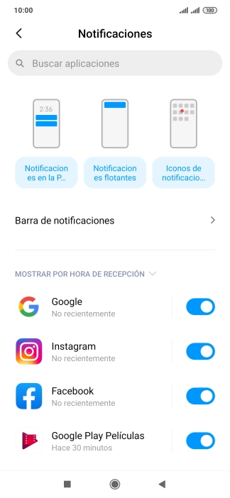 Pulsa la app deseada.