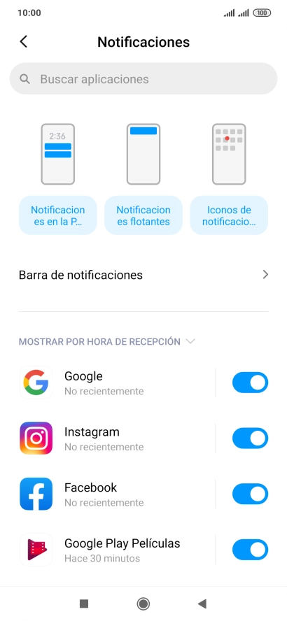 Pulsa la app deseada.