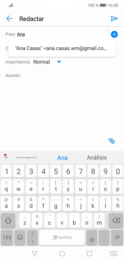 Pulsa el contacto deseado.