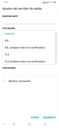 Pulsa Apagado para desactivar la función.