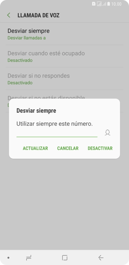 Introduce +34600132000 y pulsa HABILITAR.