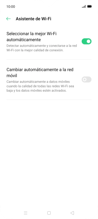 Pulsa el indicador junto a 