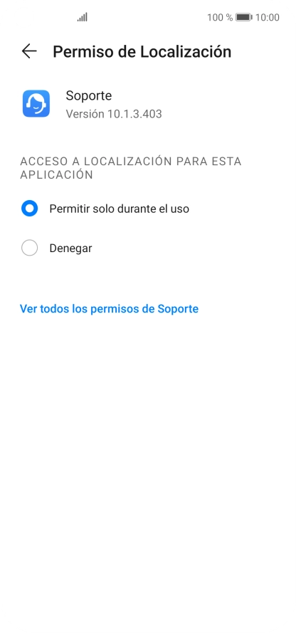 Pulsa el ajuste deseado.