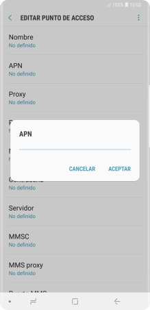 Introduce airtelwap.es y pulsa ACEPTAR.