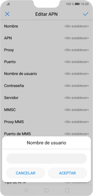 Introduce wap@wap y pulsa ACEPTAR.